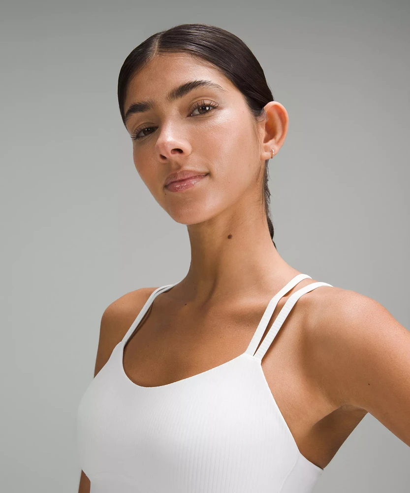 Like a Cloud Ribbed Longline Bra *Light Support, B/C Cup | Women's Bras