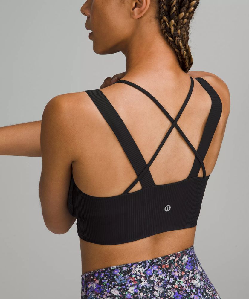Like a Cloud Ribbed Longline Bra *Light Support, D/DD Cup | Women's Bras