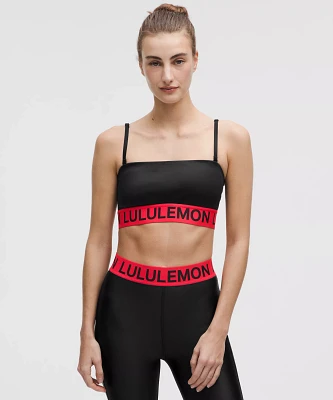 Satin Shine Logo Train Bra *Light Support, A/B Cup | Women's Bras