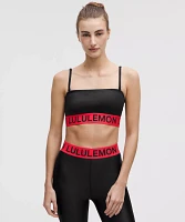 Satin Shine Logo Train Bra *Light Support, A/B Cup | Women's Bras