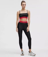 Satin Shine Logo Train Bra *Light Support, A/B Cup | Women's Bras