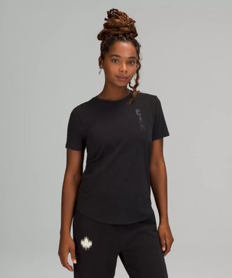 Team Canada Maple Leaf Love Crewneck T-Shirt *COC Logo | Women's Short Sleeve Shirts & Tee's