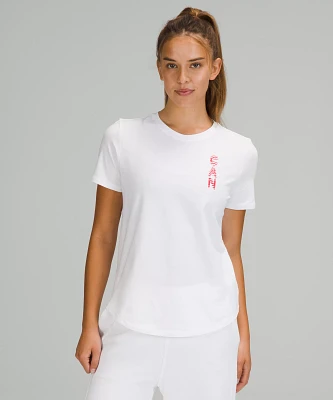 Team Canada Maple Leaf Love Crewneck T-Shirt *COC Logo | Women's Short Sleeve Shirts & Tee's