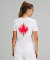 Team Canada Maple Leaf Love Crewneck T-Shirt *COC Logo | Women's Short Sleeve Shirts & Tee's
