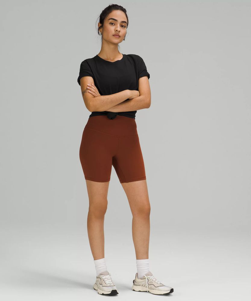 Love Curved-Hem Crewneck T-Shirt | Women's Short Sleeve Shirts & Tee's