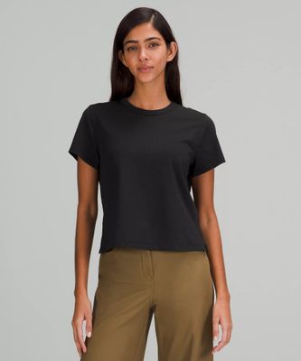 Classic-Fit Cotton-Blend T-Shirt | Women's Short Sleeve Shirts & Tee's