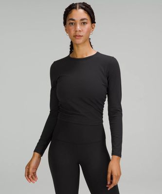 All It Takes Ribbed Nulu Long-Sleeve Shirt | Women's Long Sleeve Shirts