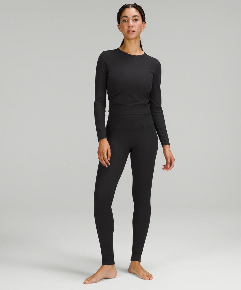 All It Takes Ribbed Nulu Long-Sleeve Shirt | Women's Long Sleeve Shirts
