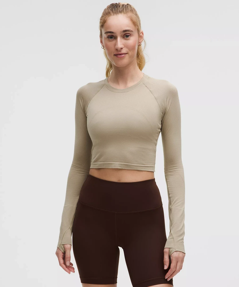 Swiftly Tech Cropped Long-Sleeve Shirt 2.0 | Women's Long Sleeve Shirts