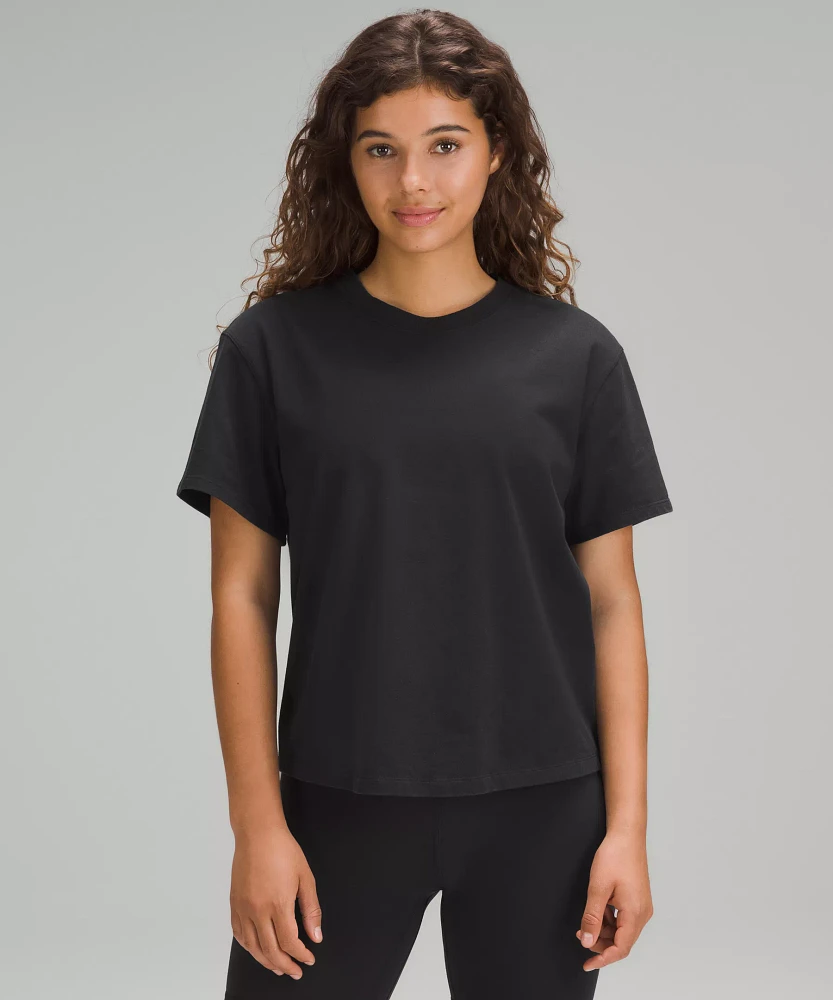 Relaxed-Fit Cotton Jersey T-Shirt | Women's Short Sleeve Shirts & Tee's