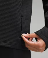 Waffle-Knit Funnel-Neck Long-Sleeve Shirt | Women's Long Sleeve Shirts