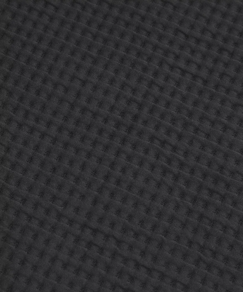 Waffle-Knit Funnel-Neck Long-Sleeve Shirt | Women's Long Sleeve Shirts