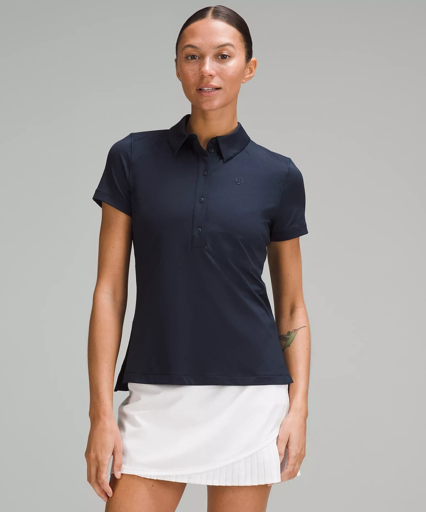 Quick-Dry Short-Sleeve Polo Shirt *Straight Hem | Women's Shirts