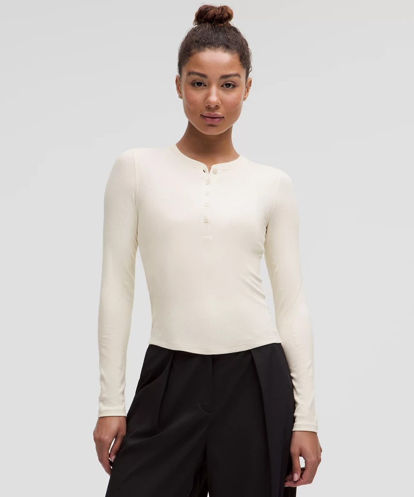 Hold Tight Long-Sleeve Henley | Women's Long Sleeve Shirts