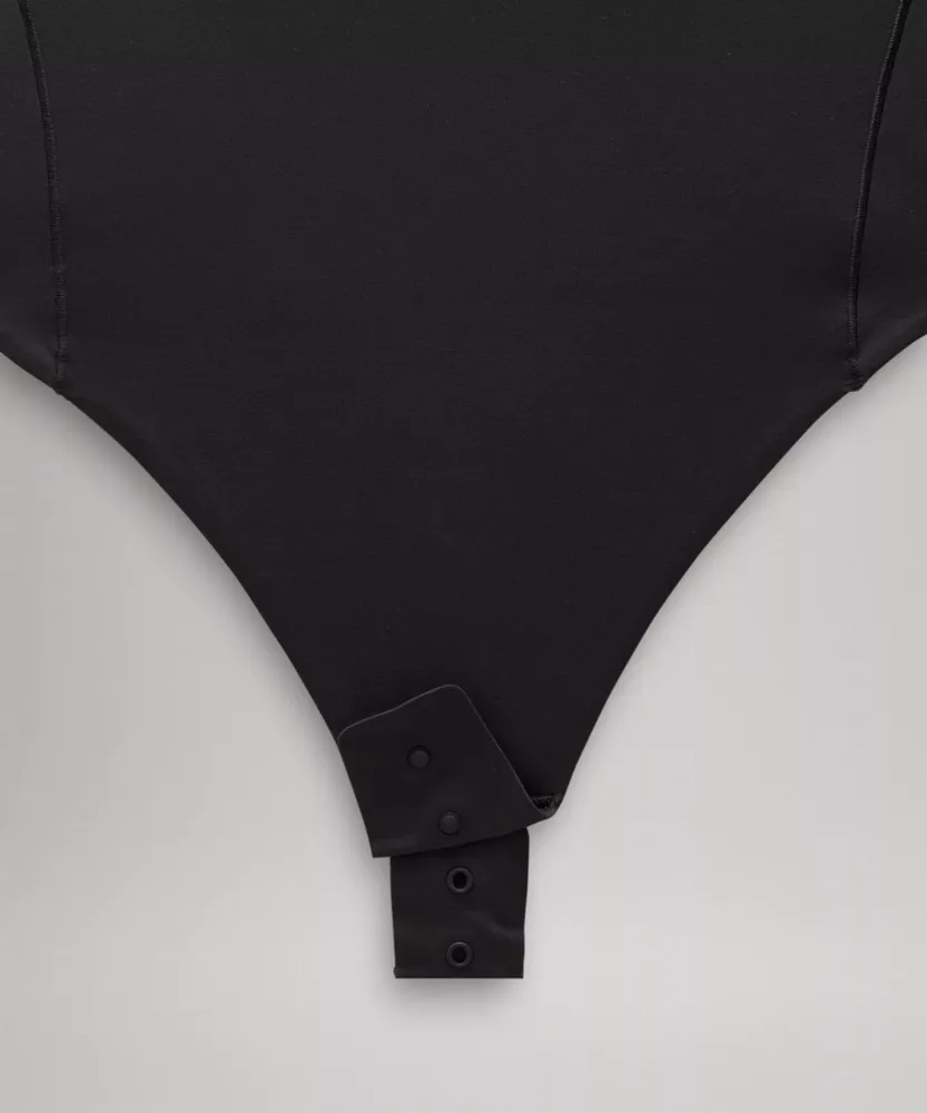 Wundermost Ultra-Soft Nulu Square-Neck Long-Sleeve Bodysuit | Women's Bodysuits