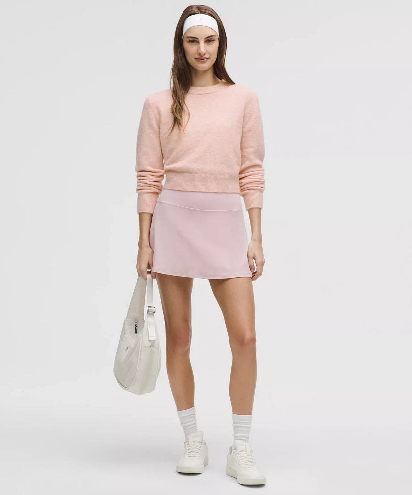Alpaca Wool-Blend Cropped Sweater | Women's Sweaters