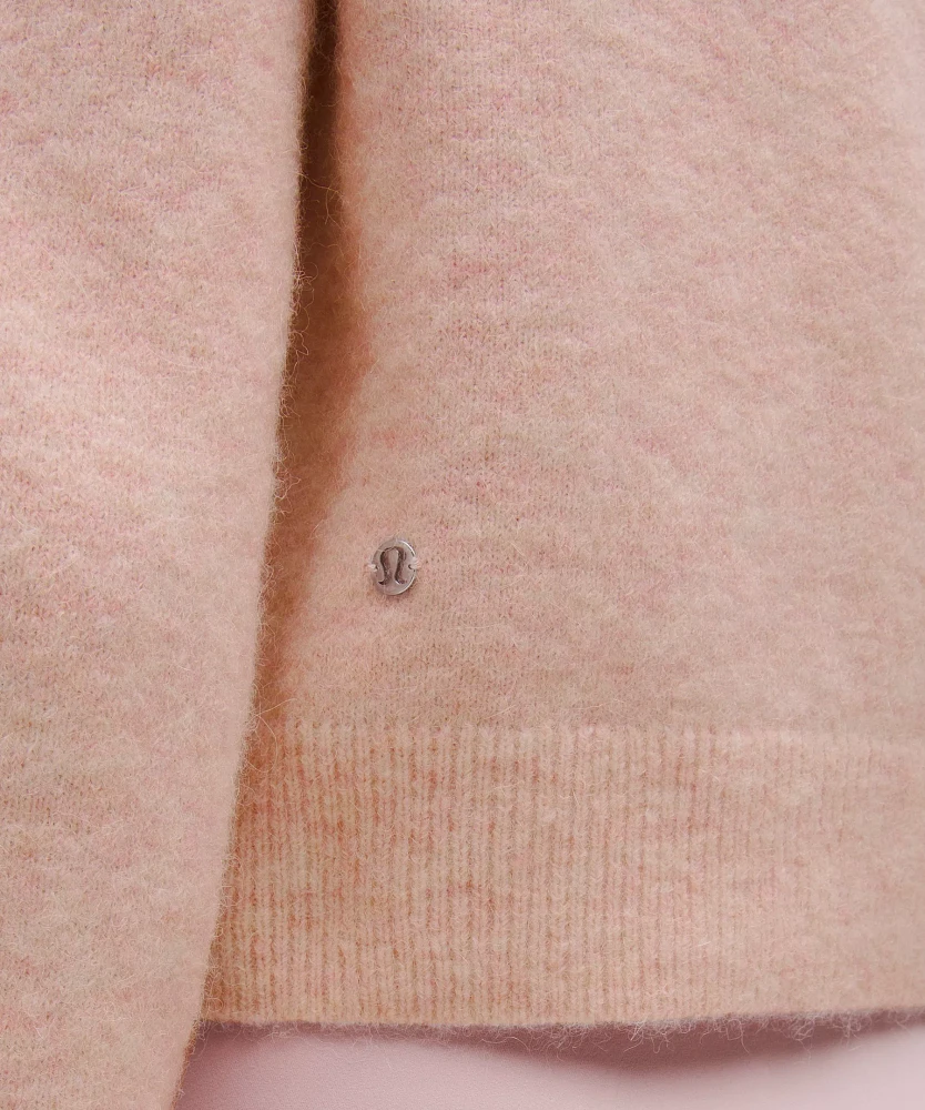 Alpaca Wool-Blend Cropped Sweater | Women's Sweaters