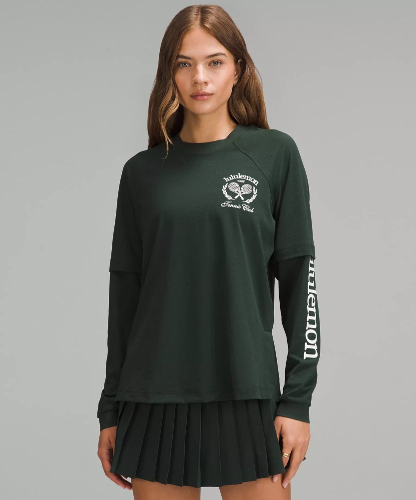 Layered Long-Sleeve T-Shirt *Tennis Club | Women's Long Sleeve Shirts