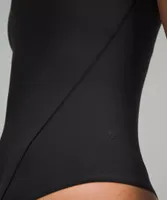 Wundermost Ultra-Soft Nulu Short-Sleeve Crew Thong Bodysuit | Women's Short Sleeve Shirts & Tee's