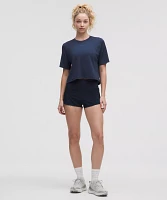 Swiftly High-Low Cropped Short-Sleeve Shirt | Women's Short Sleeve Shirts & Tee's