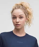 Swiftly High-Low Cropped Short-Sleeve Shirt | Women's Short Sleeve Shirts & Tee's