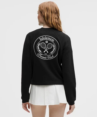 Cotton French Terry Crewneck Pullover *Tennis Club | Women's Hoodies & Sweatshirts