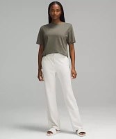 Relaxed-Fit Boatneck T-Shirt | Women's Short Sleeve Shirts & Tee's