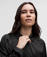 Stretch Satin Nylon Jacket | Women's Coats & Jackets