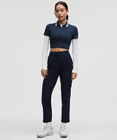 Pique Slim-Fit Cropped Polo Shirt | Women's Shirts