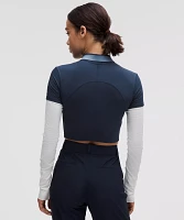 Pique Slim-Fit Cropped Polo Shirt | Women's Shirts