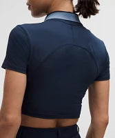 Pique Slim-Fit Cropped Polo Shirt | Women's Shirts