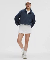 Cotton Terry Tennis Half Zip | Women's Hoodies & Sweatshirts