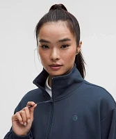 Cotton Terry Tennis Half Zip | Women's Hoodies & Sweatshirts