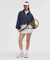 Cotton Terry Tennis Half Zip | Women's Hoodies & Sweatshirts