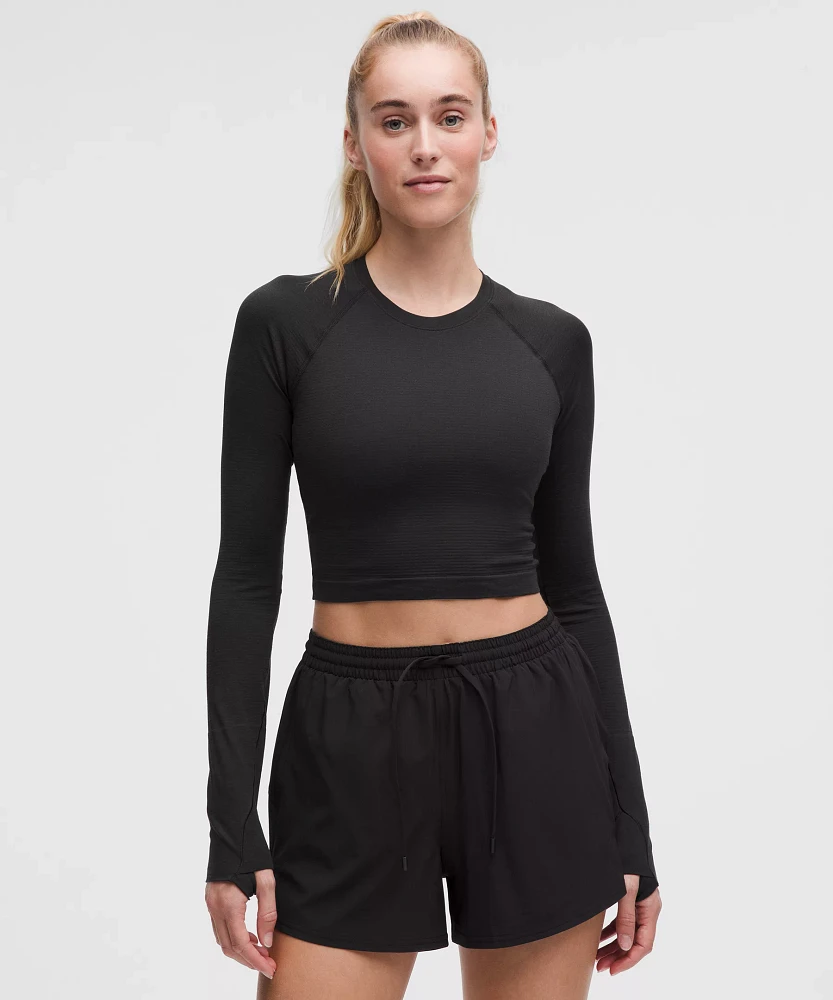 Swiftly Tech Cropped Long-Sleeve Shirt 2.0 | Women's Long Sleeve Shirts