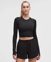 Swiftly Tech Cropped Long-Sleeve Shirt 2.0 | Women's Long Sleeve Shirts