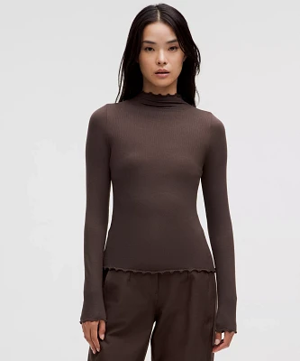 Hold Tight Lettuce-Edge Turtleneck | Women's Sweaters