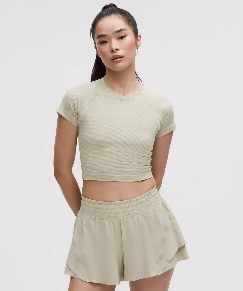 Swiftly Tech Cropped Short-Sleeve Shirt 2.0 | Women's Short Sleeve Shirts & Tee's