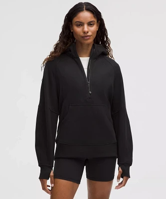 Scuba Oversized Half-Zip Hoodie *Long | Women's Hoodies & Sweatshirts