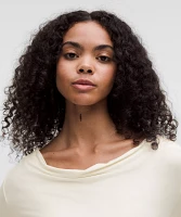 Modal-Silk Cowl-Neck Long-Sleeve Shirt | Women's Long Sleeve Shirts
