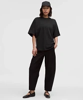 Cotton Jersey Oversized Dolman Tee *Stitch Detail | Women's Short Sleeve Shirts & Tee's