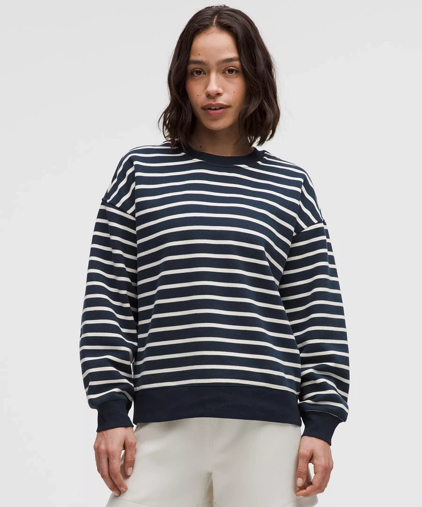 Perfectly Oversized Fleece Crewneck Pullover | Women's Hoodies & Sweatshirts