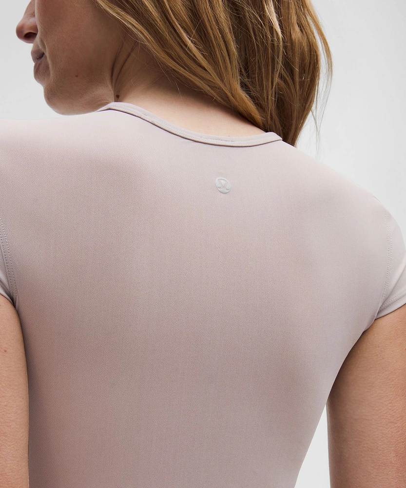 Nulu Mesh-Back Baby Tee | Women's Short Sleeve Shirts & Tee's