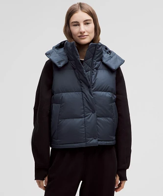 Wunder Puff 600-Down-Fill Cropped Vest | Women's Coats & Jackets