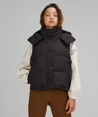 Wunder Puff 600-Down-Fill Cropped Vest | Women's Coats & Jackets