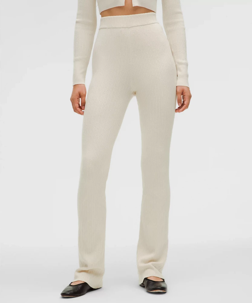 Ribbed Merino Wool-Blend Pant | Women's Pants