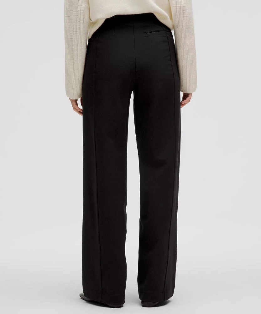 Stretch Knit Straight-Leg Pull-On Pant | Women's Trousers