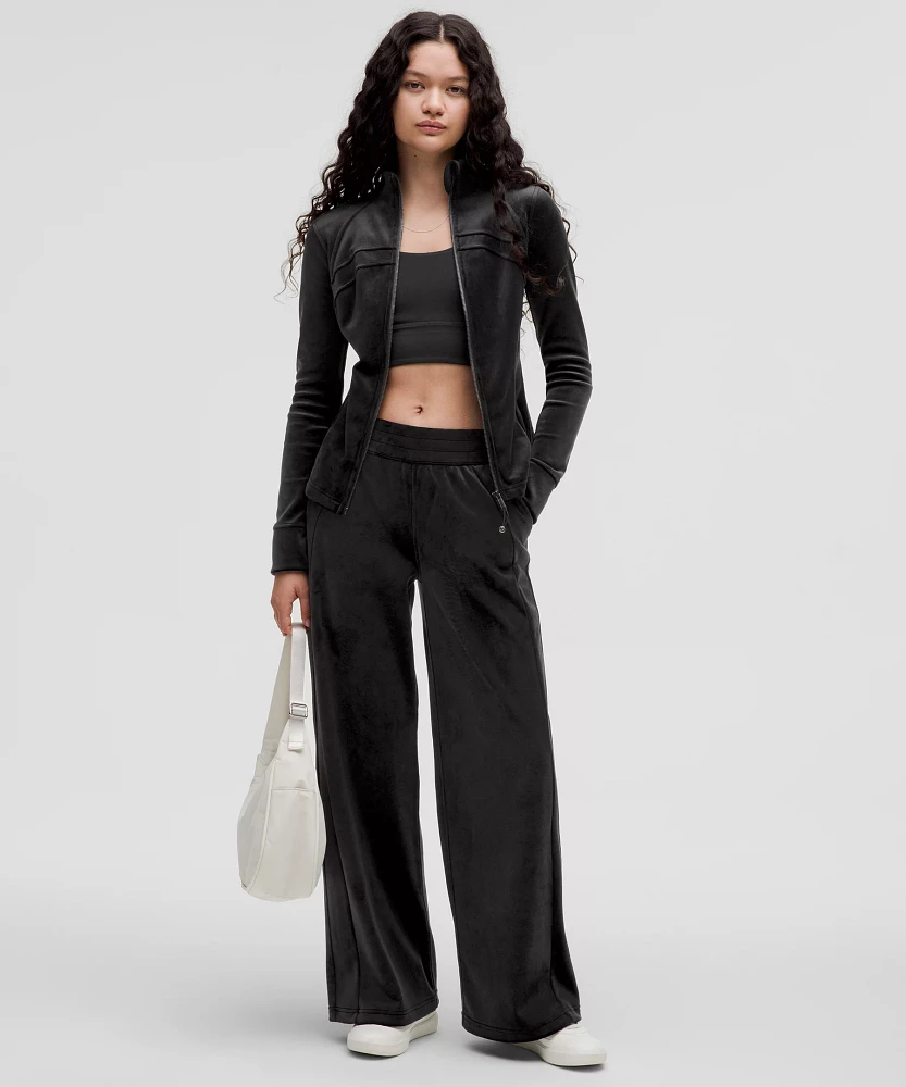 Scuba Mid-Rise Wide-Leg Pant *Velvet | Women's Sweatpants