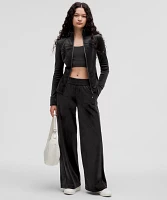 Scuba Mid-Rise Wide-Leg Pant *Velvet | Women's Sweatpants