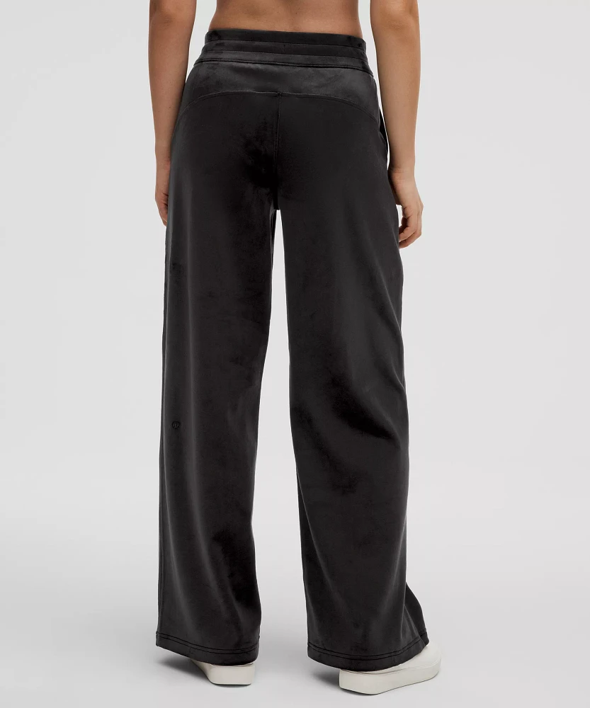 Scuba Mid-Rise Wide-Leg Pant *Velvet | Women's Sweatpants